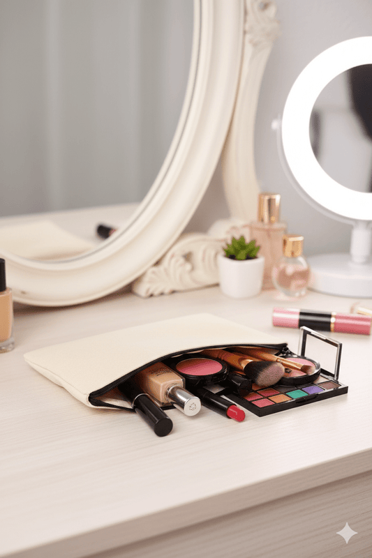 Gabardin Clutch Çanta 13x20 cm - bez çanta - Dçanta