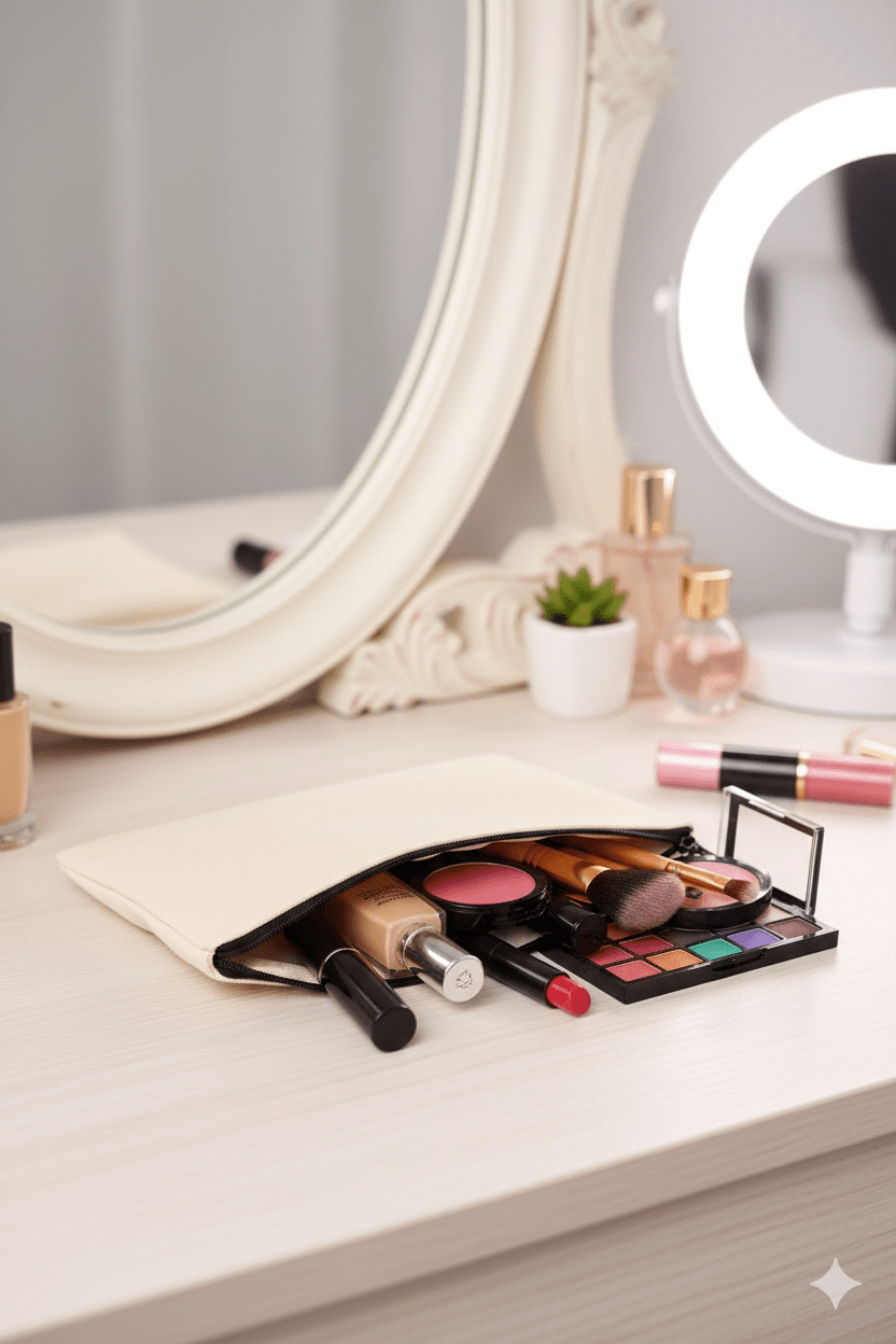 Gabardin Clutch Çanta 13x20 cm - bez çanta - Dçanta