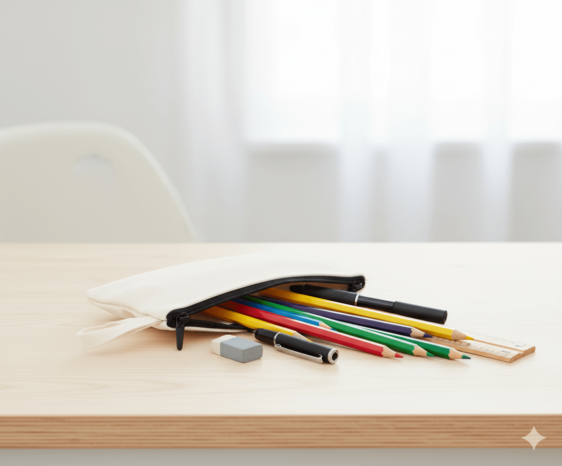 Gabardin Clutch Kalemlik Çanta 10x20 cm - bez çanta - Dçanta