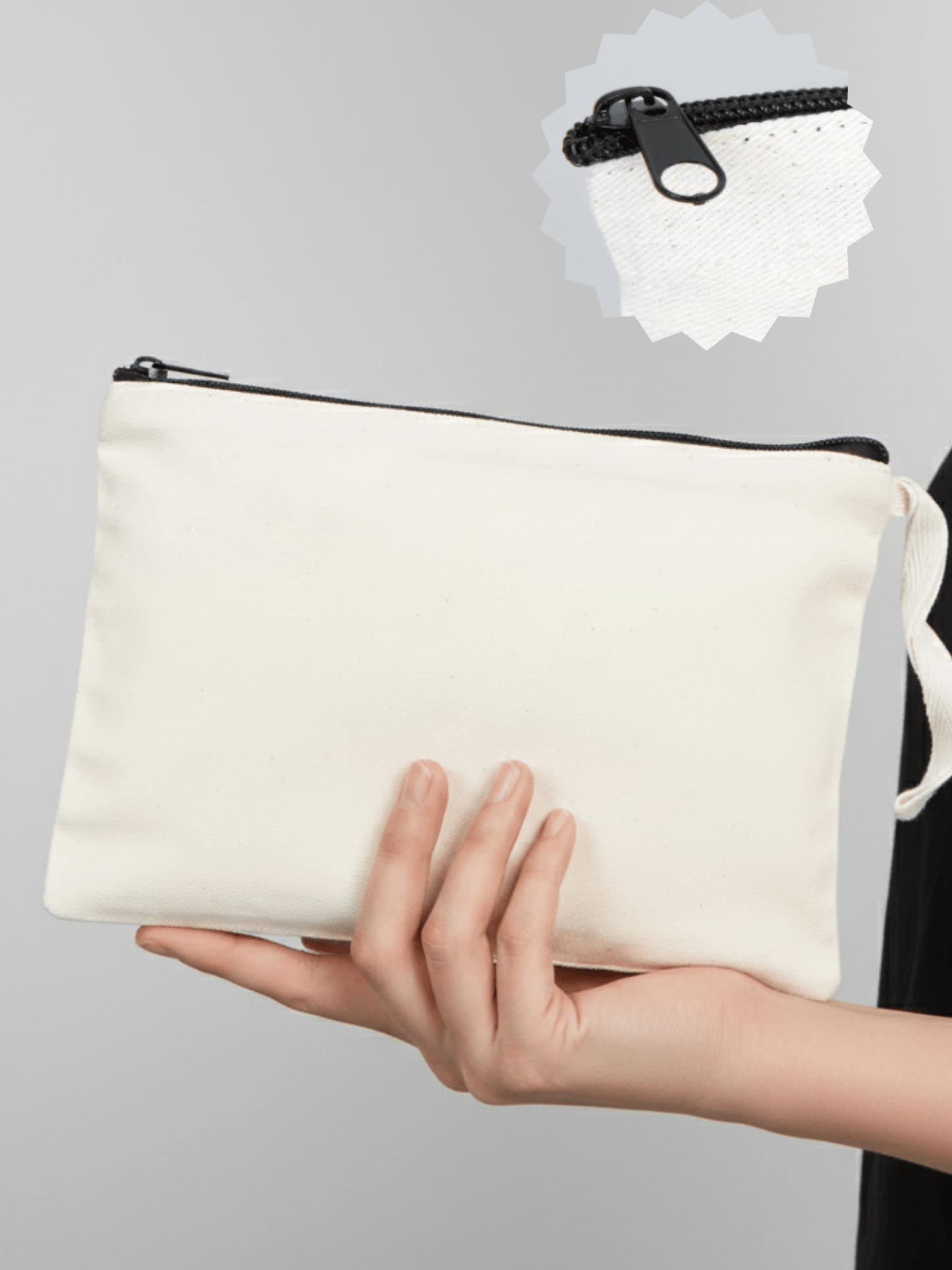 Lamineli Sublimasyon Bez Makyaj & Kalemlik Çanta | 13 x 20 cm - bez çanta - Dçanta