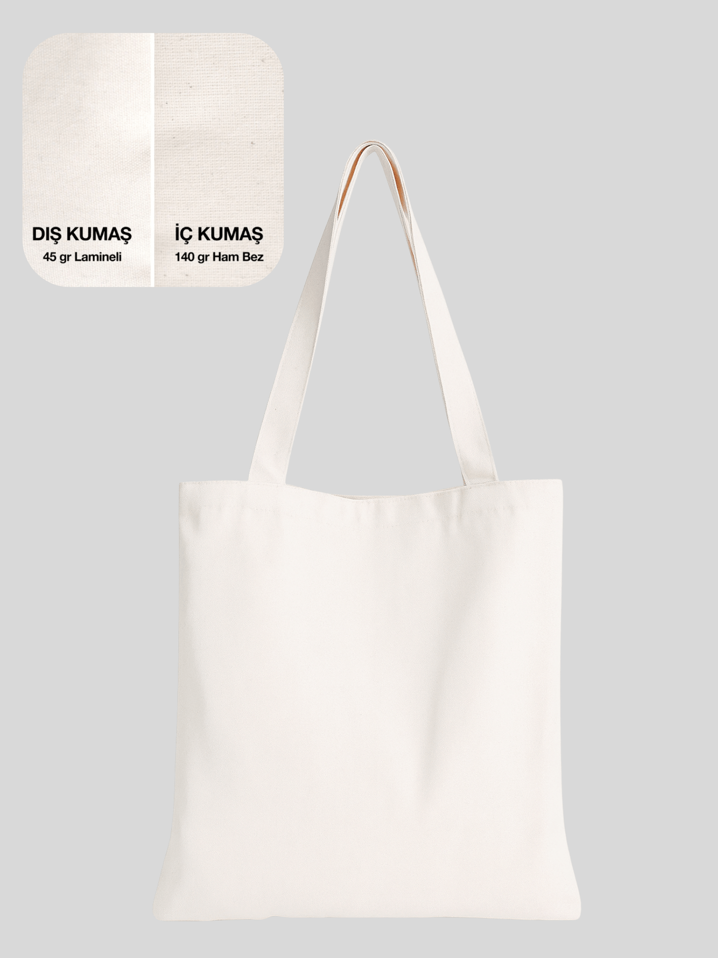 Lamineli Sublimasyon Ham Bez Çanta | 35 × 40 cm - bez çanta - Dçanta