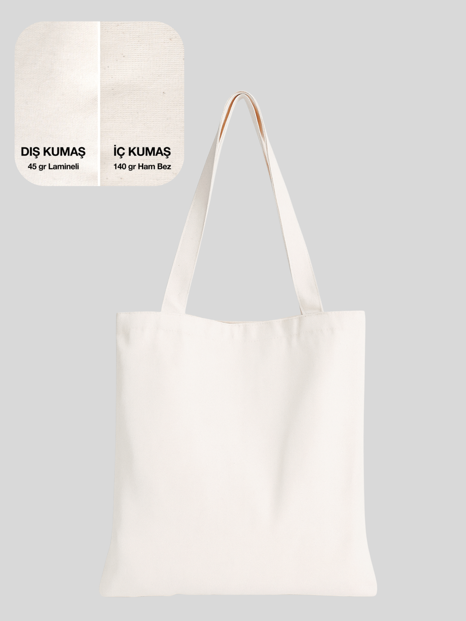 Lamineli Sublimasyon Ham Bez Çanta | 35 × 40 cm - bez çanta - Dçanta